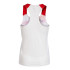 Camiseta de Running Joma Tirantes Elite X Blanco Rojo Niña