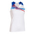 Camiseta de Running Joma Tirantes Elite X Blanco Royal Niña