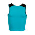 Top de Running Joma Elite X Turquesa Flúor Negro Niña