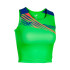 Top de Running Joma Elite X Verde Flúor Royal Niña