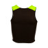 Top de Running Joma Elite X Negro Amarillo Fluor Niña