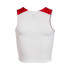 Top de Running Joma Elite X Blanco Rojo Niña
