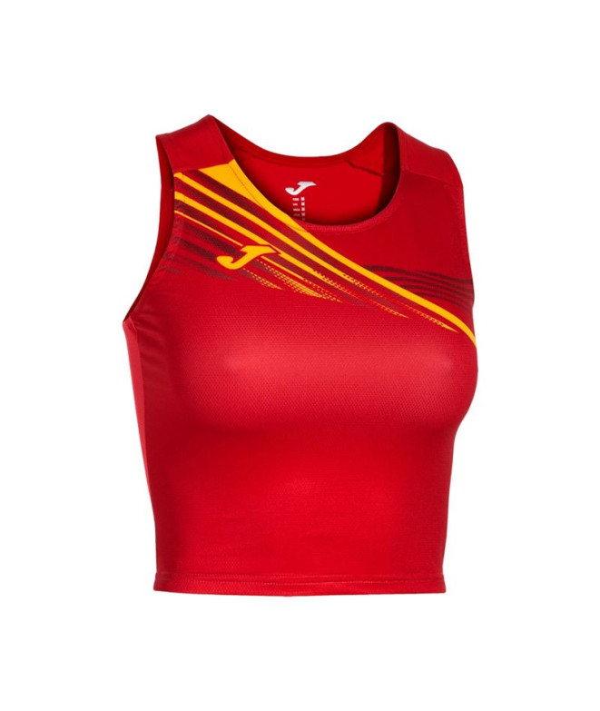 Top de Running Joma Elite X Rojo Niña