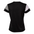 Camiseta de Fútbol Joma Manga Corta Crew V Negro Gris Blanco Niña
