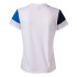 Camiseta de Fútbol Joma Manga Corta Crew V Blanco Royal Marino Niña