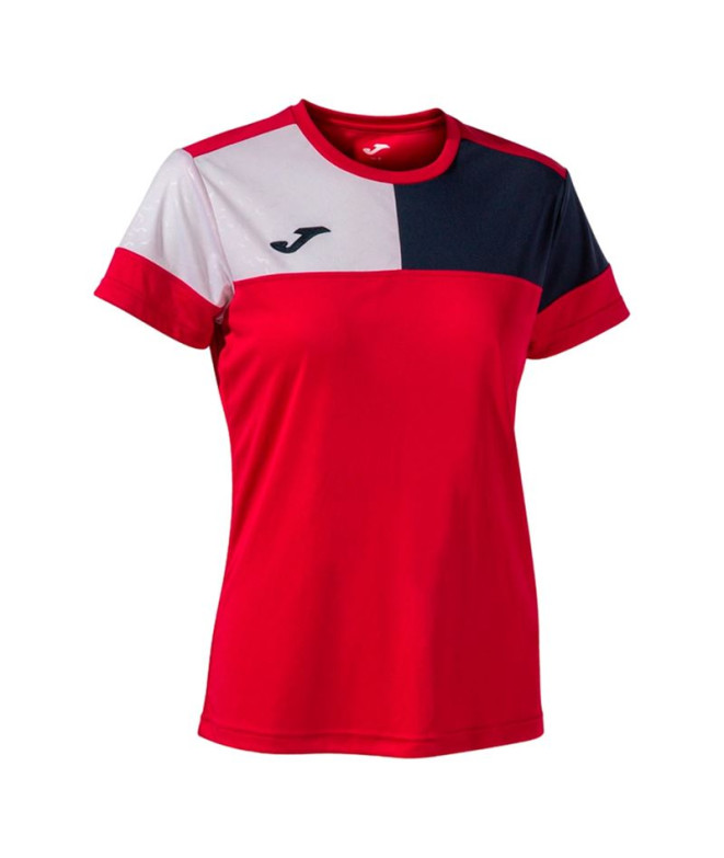 Camiseta de Fútbol Joma Manga Corta Crew V Rojo...