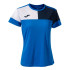 Camiseta de Fútbol Joma Manga Corta Crew V Royal Marino Blanco Niña