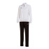 Chándal de Pádel Joma Montreal Blanco Negro Mujer