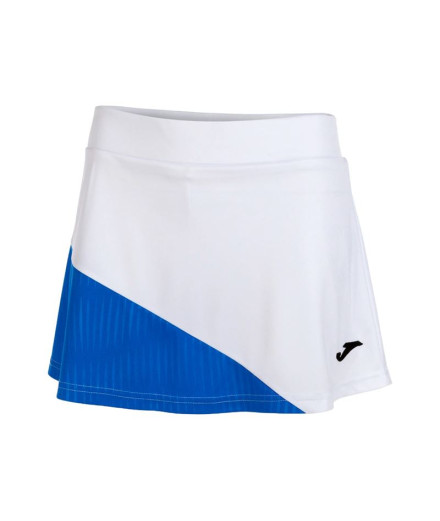 Falda de Tenis Joma Montreal Blanco Royal Niña