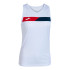 Camiseta de Pádel Joma Sin Mangas Court Blanco Rojo Marino Niña
