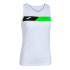 Camiseta de Pádel Joma Sin Mangas Court Blanco Verde Flúor Negro Niña