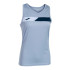 Camiseta de Pádel Joma Sin Mangas Court Celeste Marino Blanco Niña
