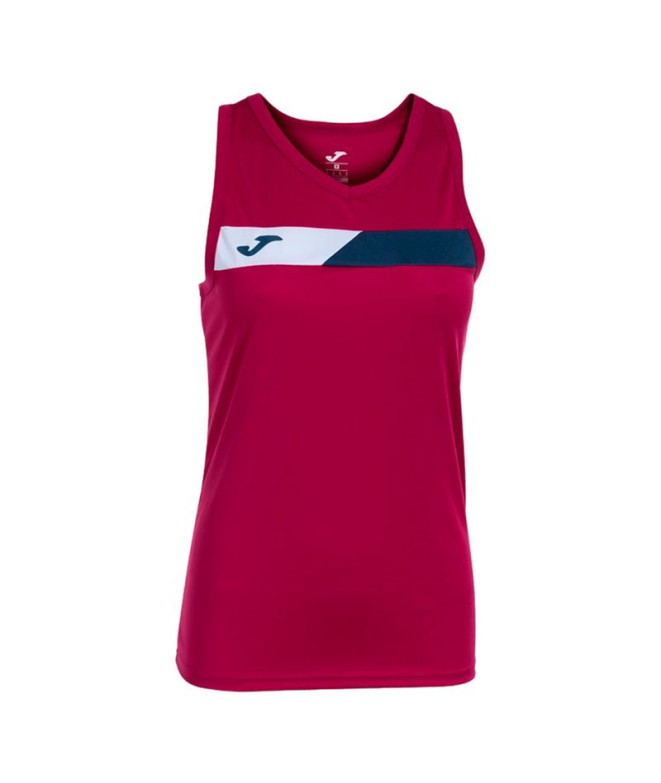 Camiseta de Pádel Joma Sin Mangas Court Carmesí...