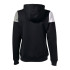 Chaqueta de Fútbol Joma Con Capucha Crew V Negro Gris Blanco Niña