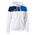 Chaqueta de Fútbol Joma Con Capucha Crew V Blanco Royal Marino Niña