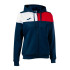 Chaqueta de Fútbol Joma Con Capucha Crew Vmarino Rojo Blanco Niña