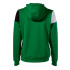 Chaqueta de Fútbol Joma Con Capucha Crew Vverde Negro Blanconiña