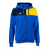 Chaqueta de Fútbol Joma Con Capucha Crew Vroyal Amarillo Marino Niña
