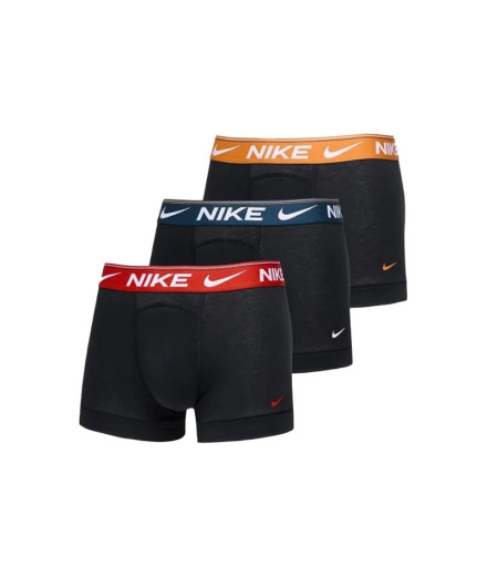 Calzoncillos Nike Trunk 3Pk Hombre Negro/Rojo