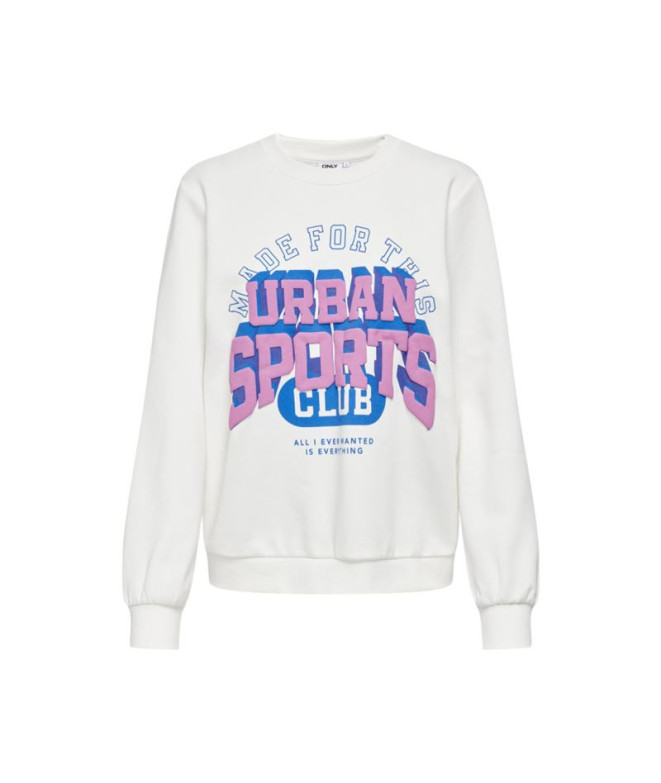 Sudadera Only Onlkimmie L/S O-Neck Cloud Dancer...