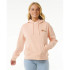 Sudadera Rip Curl Wild Bloom Relaxed Hood Mujer Rosa