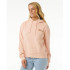 Sudadera Rip Curl Wild Bloom Relaxed Hood Mujer Rosa