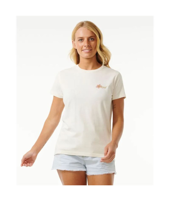 Camiseta Rip Curl Wild Bloom Standard Mujer Bone