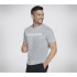 Camiseta Skechers Skechers Strikethrough Hombre Gris