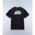 Camiseta Napapijiri S-Linth Ss Negro Hombre