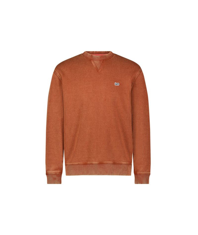 Sudadera Lee Plain Crew Sws Sweet Maple Hombre...