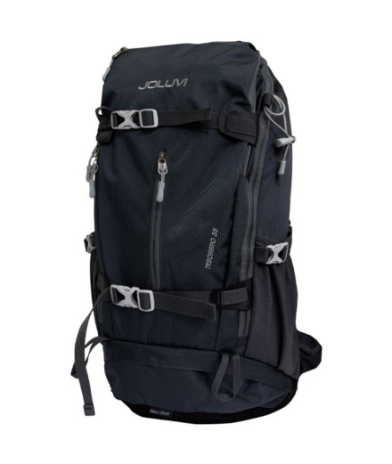 Mochila Joluvi Tesorero 38 Unisex Verde Negro -Negro