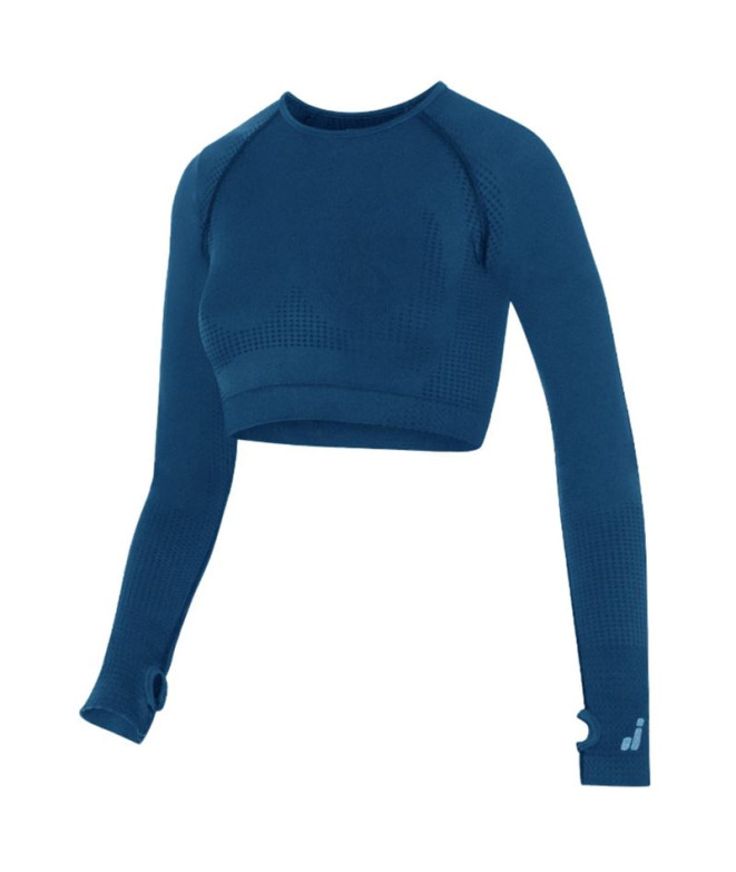 Camiseta Joluvi Ana Long Mujer Azul Lago
