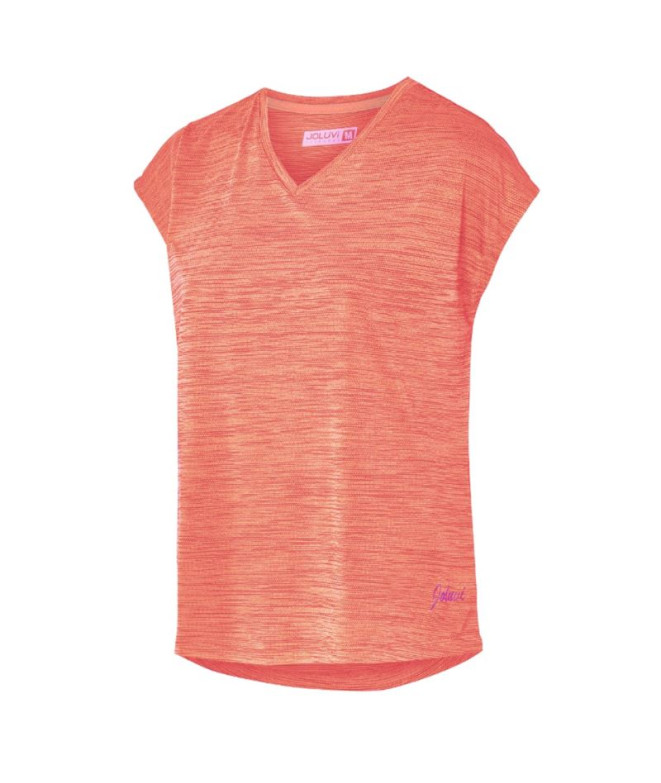Camiseta de Montaña Joluvi Diamond Mujer Coral