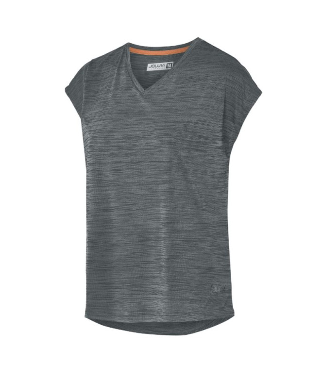Camiseta de Montaña Joluvi Diamond Mujer Antracita