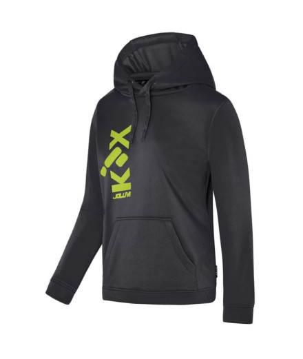 Sudadera Joluvi Gante Unisex Negro/Citrico