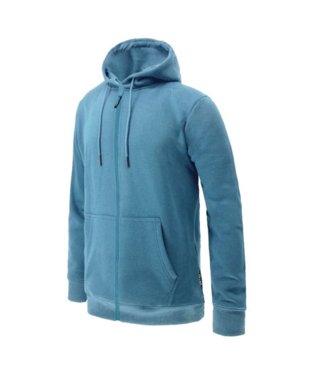 Sudadera Casual Joluvi Hoodie Zip V2 Hombre Azul Acero