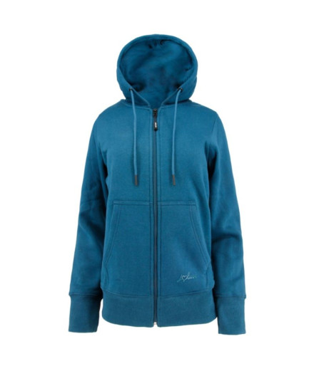 Sudadera Casual Joluvi Hoodie Zip V2 Mujer Azul Cobalto