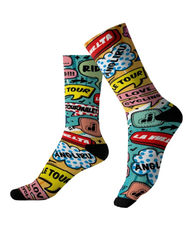 Calcetineses de Fitness Joluvi Unisex Funky...