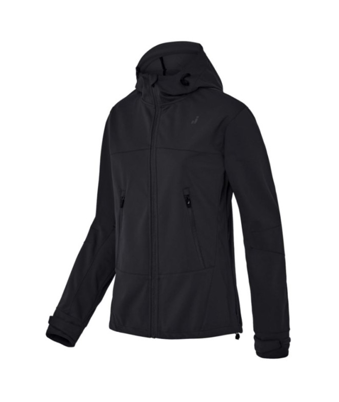 Chaqueta de Montaña Joluvi Hood Mujer Negro