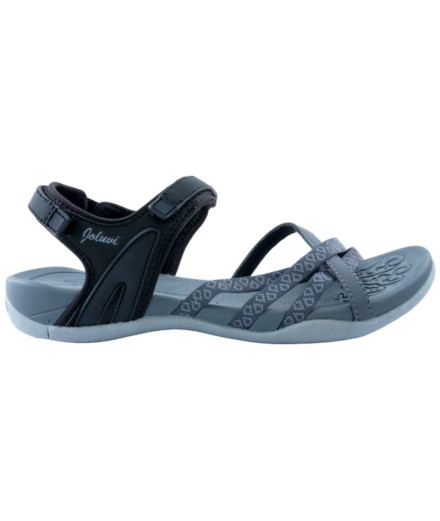 Sandalias de Montaña Joluvi Verin Mujer Negro Antracita