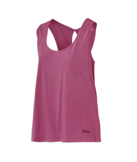 Camiseta de Montaña Joluvi Bambu Tank Mujer Ciruela