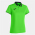 Polo de Futbol Joma Championship VI Mujer Verde Flúor Negro