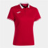 Polo de Futbol Joma Championship VI Mujer Rojo Blanco