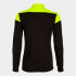 Sudadera de Fútbol Joma Elite X Negro Amarillo Fluor Niña