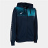 Chaqueta Con Capucha Joma Eco Super Nova Mujer/Niña Marino Turquesa Flúor