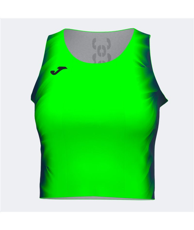 Top de Running Joma Elite XI Mujer Verde Fluor...
