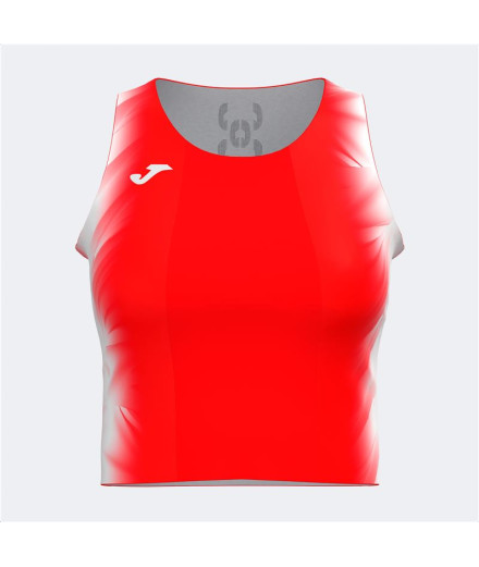 Top de Running Joma Elite XI Mujer Rojo Blanco