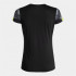 Camiseta Manga Corta Joma Elite XI Mujer Negro Amarillo Fluor