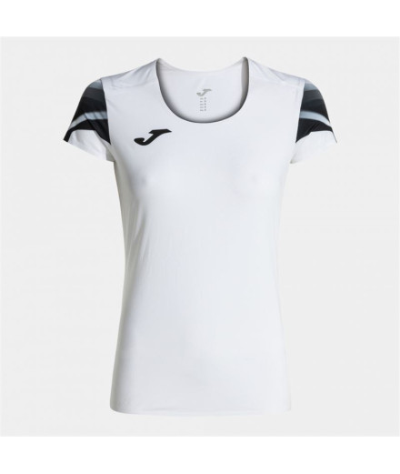 Camiseta Manga Corta Joma Elite XI Mujer Blanco Negro