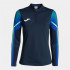 Sudadera de Running Joma Elite XI Mujer Marino Verde Fluor
